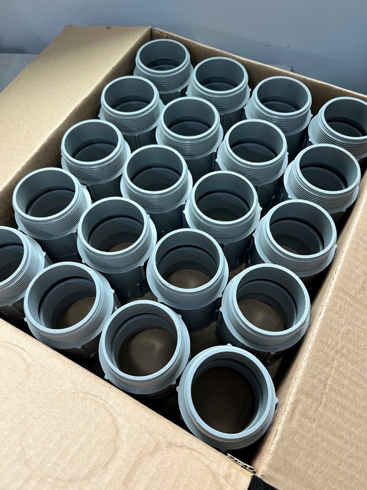 2″ PVC Male Adapter for Sch 40 Rigid NM Conduit UL Listed 100 pc