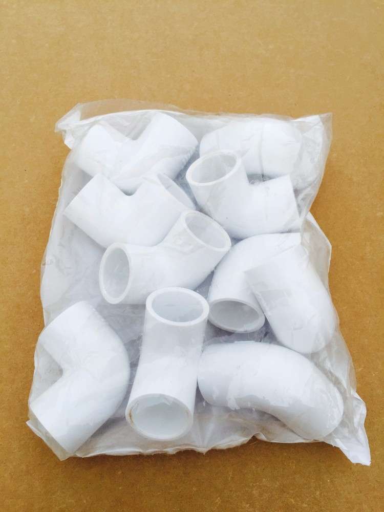 3/4″ .75″ Elbow 90 Degree Schedule 40 PVC (Slip x Slip) Genova 30707 – Qty 10