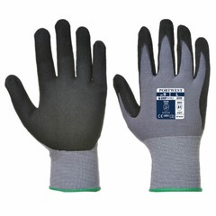 Portwest A350 DermiFlex Work Glove with Palm PU/Nitrile Foam Grip ANSI Black