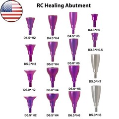 US 5Pcs Dental Healing Cap Abutment Fits Straumann ITI BL/BLT Compatible NC/RC
