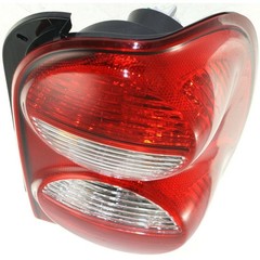 Right Tail Light w/o Guard for Jeep Liberty 05-07 Clear Red Lens 11069436