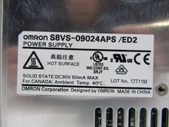 OMRON S8VS-09024APS Power Supply Unit Module 24V-DC 3.75A 100-240VAC 2.3A