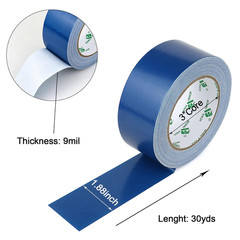 Blue Duct Tape, Heavy Duty Strong Industrial Grade Color Duct Tape 9.0 mil x 1.8