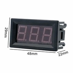 LED 12V ~ 24V Digital Display Voltmeter Car Motorcycle Voltage Gauge Panel Meter