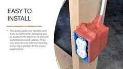 Trademark Soundproofing Acoustical Putty Pads – Fire Stop, Electrical