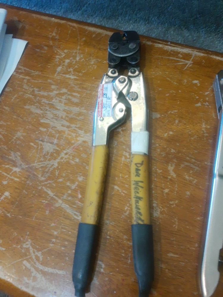 NICE RARE Molex ETC Crimp Crimper Splice Hand Tool # RHT 2200 w/ 12-10 head