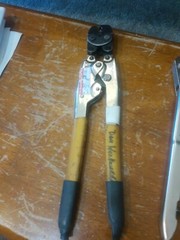 NICE RARE Molex ETC Crimp Crimper Splice Hand Tool # RHT 2200 w/ 12-10 head