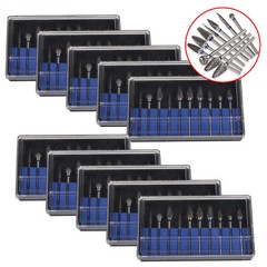 10-100pcs Tungsten Carbide Dental Acrylic Bur Drill Coarse Cutter 2.35mm Shank