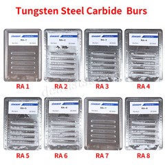 5-100 Dental Carbide Round Burs Surgical Length Latch Burs Low Speed RA 2 4 6