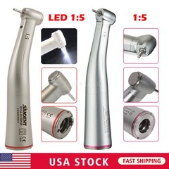 NSK Ti-MAX X95L Type Dental 1:5 (Fiber Optic) Contra Angle Handpiece LED Turbine