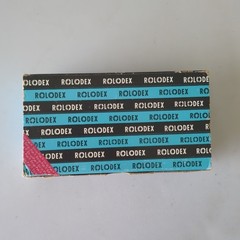 Vtg Rolodex C24 Blank White Unruled Refill Cards 2.25″ x 4″Rotary File 9 Packs