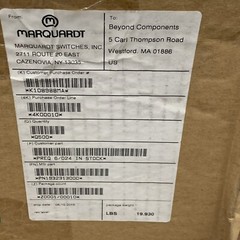 Marquardt 1932.3130-00 Black IP40 Rocker Switch DPST ON-OFF 16A 125/250V
