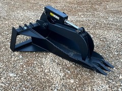 PROWORKS Extreme Duty Stump Bucket Grapple Attachment Skid Steer Quick Attach