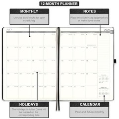 2026-2027 Planner – Weekly & Monthly Planner 2026-2027 with Pen Loop, to Achi…