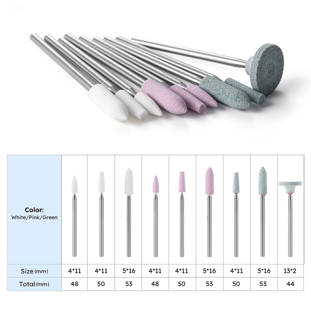 Dental Composite Ceramic Metal Polishing Stones HP/Low Speed Straight Handpiece