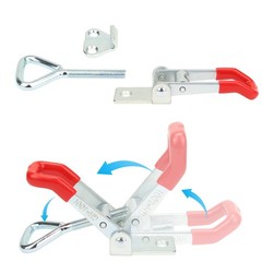 6 Pack Adjustable Toggle Latch Clamp Quick Release Pull Latch for Tool Box