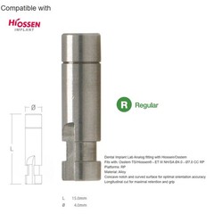 Implant Lab Internal Hex Analog For Nobel Biocare/Straumann ITI /Hiossen Osstem