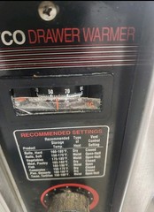 HATCO HDW-2N-S Stainless Steel Portable Electric 2 Drawer Food Warmer Work Perfe