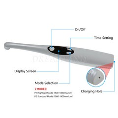 USA Dental Wireless Curing Light 1 Second Resin Cure LED Lamp