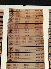 Lot Of 150 Briggs & Stratton Engine Microfiche Cards Dealer Parts Catalog Manual