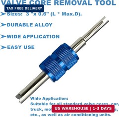 Air Conditioning Valve Core Kit | A/C R12 R134a Teflon Seal Refrigeration Air Co