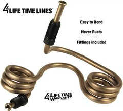 25 ft 1/4 True Copper-Nickel Alloy Non-Magnetic Brake Line USA