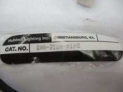 HUBBELL LIGHTING INC. 800-2166-0108 INDUSTRIAL SPARE UNMP