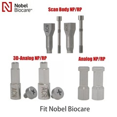 Fits Nobel Locator/Healing Abutments NP/RP Closure Cap Open/Closed Tray Conical