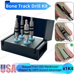 1Kit Dental Bone Track Drill Kit JD Guided Neck Correction Drills Diamond Cut