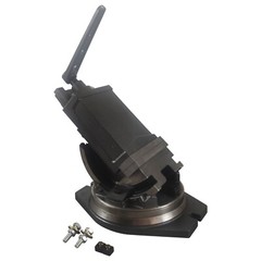 5 inch Tilting and Swiveling Milling Vise Milling Machine Vise with Base Bench