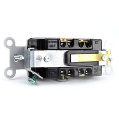PASS & SEYMOUR IG6300-GRY DUPLEX RECEPTACLE, ISOLATED GROUND, 20A 125V, GRAY
