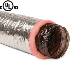 IMPERIAL 6.0-in x 25.0-ft Polyester Insulated Flexible Duct 6.0 – R