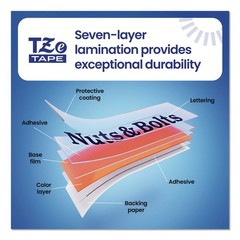 Brother P-Touch Tze TZE2312PK Laminated Labeling Tapes – BK On WT (2/PK) New