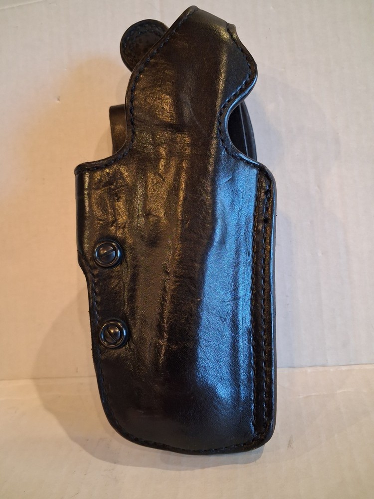 DeSantis 080 US-INS BER-96DB RH Black Leather Duty Holster Beretta 96D Brigadier