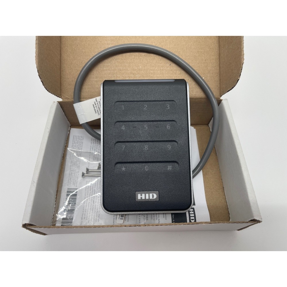 HID Signo Keypad Reader 40 Access Control Black New 40KNKS-T3-000000