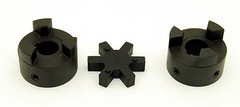 1/2″ to 7/8″ L095 Flexible 3-Piece L-Jaw Coupling Coupler Set & Rubber Spider