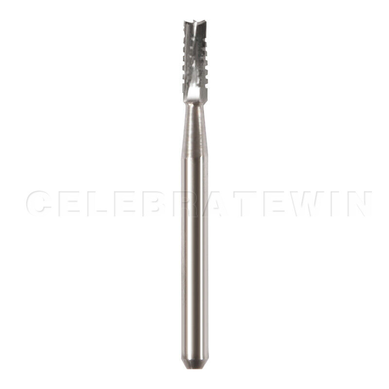Dental Midwest FG #558 Straight Fissure Crosscut Carbide Burs 10-100Pk