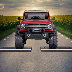 Cable Protector Ramp Rubber Speed Bumps 6600 Lbs. Load Capacity for Asphalt Conc