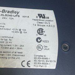 AB Allen Bradley 1606-XLS240-UPS Performance Power Supply 240W 22.5-30V DC Input