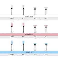 Dental Burs Polishers Composite Polishing RA 2.35mm for Low-Speed Contra Angle