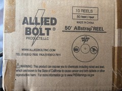 Allied Bolt 1075 ABstrap Reel Without Buckle, Length 50 ft Box of 10 Reels