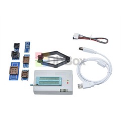 TL866II Plus Programmer TL866 USB EPROM EEPROM 7 Adapters Socket Extractor Suie