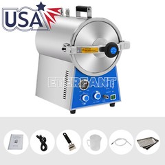 24L Tabletop Dental Autoclave Sterilizer Medical Steam Sterilizer 134°C