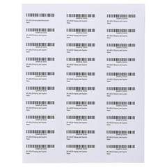 1 x 2 5/8 30000 Address Blank Shipping Adhesive Labels Compatible 2.625 x 1 30UP