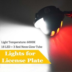 Two 6000K ultra bright license plate lights, suitable for Ford vehicles USA
