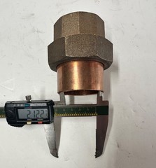 2″ CAST TO COPPER MALE UNION SWEAT SOLDER