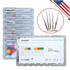 1-10packs Dental NiTi Files Rotary Engine File 25mm for Endodontic Motor