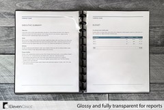 25 PCS Letter Sheet Protectors For Discbound Notebooks Circa Arc TUL Clear