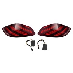 Left Right Rear Brake Lamps for S-Class W222 2013-2020 LED Red Housing Pair