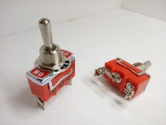Pack of 2 E-TEN1122 15A 250V AC 3PIN ON-OFF-ON Power Toggle Switch Rocker Button